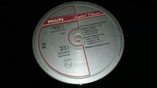 PHILIPS 412 617 - 1 DIGITAL 1984 - MITSUKO UCHIDA - MOZART 3 PIANO SONATAS LP EX, 6