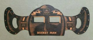 " Rocket Man " Paper Face Mask,  Nabisco Spiced Wafers Premium,  1930 