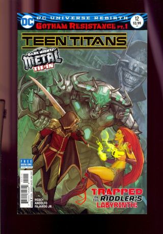 Teen Titans 12 1st Batman Who Laughs Near Or Better Comic Kings