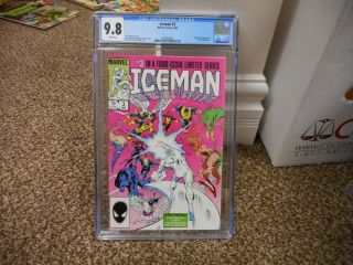 Iceman 3 Cgc 9.  8 Marvel 1985 1st Appearance Of Oblivion White Pgs Defenders