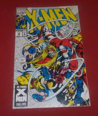 X - Men 18 Nm 9.  4 Signed Stan Lee Early Omega Red Appearance And Cover Key L@@k