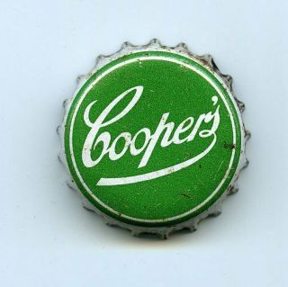 Vintage Coopers Brewery Beer Bottle Cap From Australia (, Cork Backed)