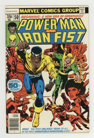 Power Man And Iron Fist (hero For Hire) 50 1978 Vg/fn 5.  0