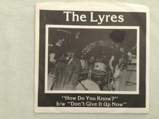 The Lyres How Do You Know? B/w Don 