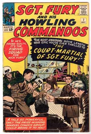 Sgt.  Fury And His Howling Commandos 7,  Fine