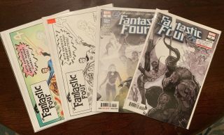 Fantastic Four 1 Jack Kirby Variant,  Bw Variant,  2 More