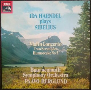 Sibelius: Violin Concerto Etc.  /ida Haendel/ His Master 
