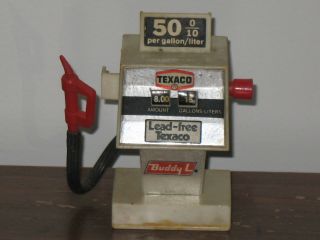 Vintage Buddy L Corp Texaco Gas Pump Hong Kong 3