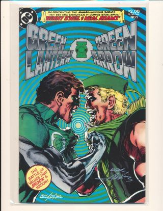Green Lantern/green Arrow 1 (1983) Signed By Neal Adams Vf/nm