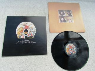 Queen Lp A Day At The Races Uk 1976 1st Pressing Near Vinyl 4u 3u