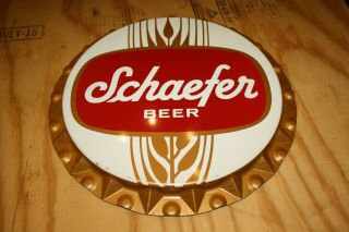 Vintage Schaefer Beer Sign,  Size