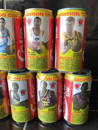 SET OF 11 X COCA - COLA COKE NBL 1994 Vintage Collector Soda Soft Drink Cans 4