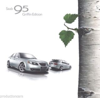 2009 Saab 95 9 - 5 Griffin Edition 56 - Page Car Sales Brochure Book