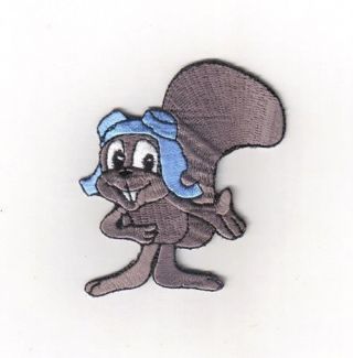 Rocky The Flying Squirrel (& Bullwinkle) Figure Embroidered Patch