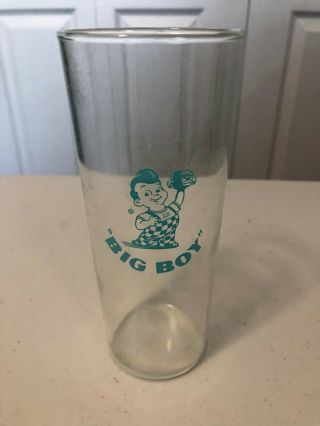 Vintage Big Boy Restaurant Tumbler Drinking Glass