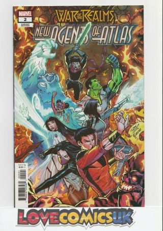 The War Of The Realms Agents Of Atlas 2 Ron Lim 1 For 25 Variant Marvel