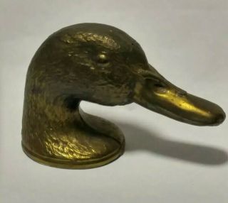 Vintage Brass Duck Head Bottle Opener