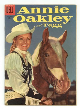 Annie Oakley And Tagg (dell) 9 1956 Vg 4.  0