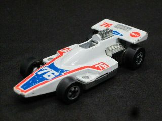 Vintage 1976 Hot Wheels Redline Formula 5000 White Diecast Hk