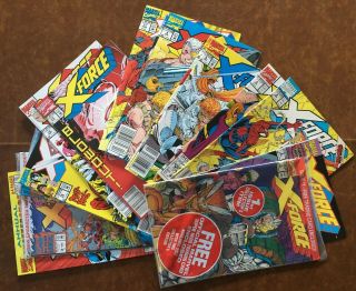 Marvel X - Force 1,  2,  4,  5,  6,  8,  9,  10,  11,  13,  14,  15,  17,  18,  19,  2 Anul - 1991 Nm 17 Books