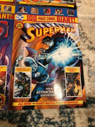 Walmart - DC 100 - PAGE GIANT Batman,  Superman 11,  Titans,  Flash,  WW,  ST 4 4