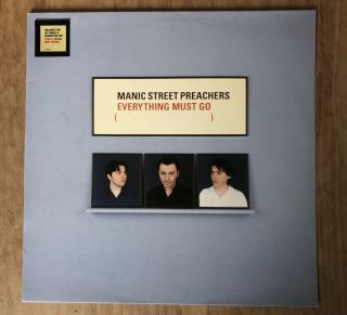 Manic Street Preachers - Everything Must Go 12 " Vintage 90’s Vinyl Near