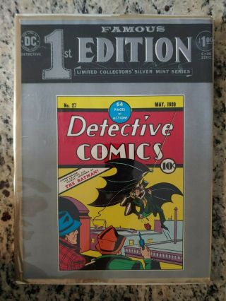 Famous 1st Edition Detective Comics 27 Hc Dj 1st Appearance Batman 1974 Vf