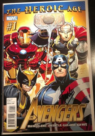 | The Avengers 1 Heroic Age Variant | Stan Lee Signed | |