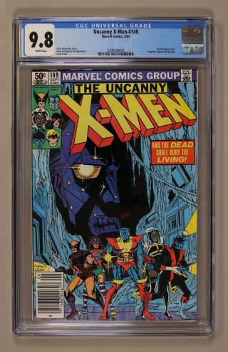 Uncanny X - Men (1st Series) 149 1981 Cgc 9.  8 0294209042