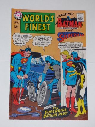 World’s Finest Comics 169,  9/1967,  Batman And Superman,  Very Fine,