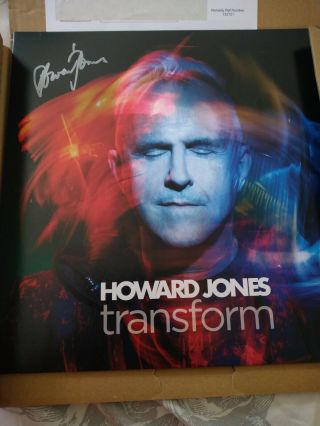 Howard Jones Transform Vinyl Signed