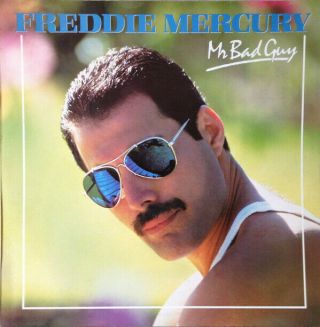 Freddie Mercury Mr Bad Guy Lp Vinyl Album Lyric 1985 Uk&europe Rock Pop Vg,  /ex