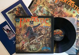 Elton John - Captain Fantastic - 1975 1st Press W/ Inserts (ex) Ultrasonic