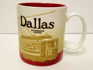 Dallas Texas Starbucks Coffee Mug 16oz Collector 