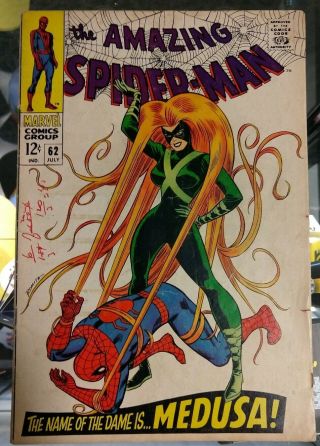 The Spider - Man No.  62.  July,  1968.  Marvel Comics