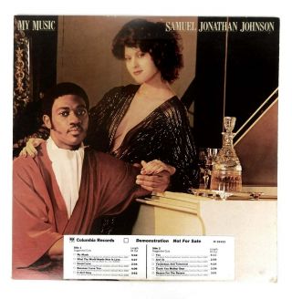 SAMUEL JONATHAN JOHNSON LP My Music COLUMBIA Rc 78 A,  DJ PROMO Modern Soul FUNK 2