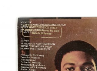 SAMUEL JONATHAN JOHNSON LP My Music COLUMBIA Rc 78 A,  DJ PROMO Modern Soul FUNK 8