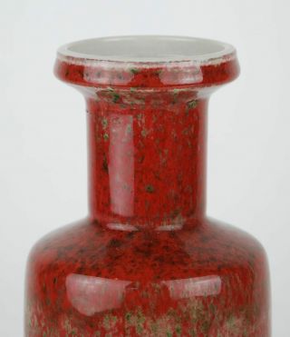 China antique Flambé Glaze sang de boeuf rouleau vase Kangxi mark 8