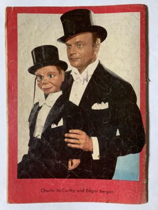 Charlie McCarthy 171 (Dell,  1947,  Four Color,  Photo Rear Cover) 2