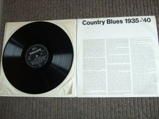 BLUES LP BLIND BOY FULLER COUNTRY BLUES 1935 - 40 V RARE 1962 UK PINK FLOYD NAME 4