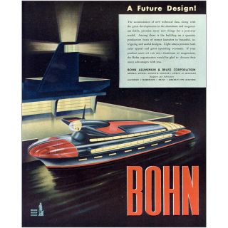 1945 Bohn: A Future Design Vintage Print Ad