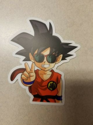 Dragon Ball Z Cool Kid Goku Sticker Slap Dbz