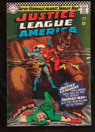 Justice League Of America (1960 Series) 45 In Fine.  Dc Comics [ Sd]