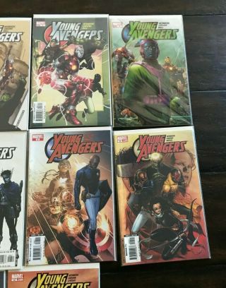 Young Avengers 1,  2,  3,  4,  5,  6,  8,  9,  10,  12 - COPIES 3