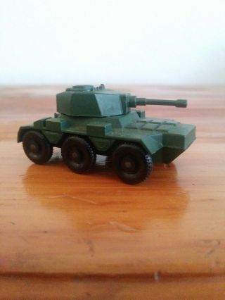 Vintage Lesney Matchbox Saladin Armoured Car 6x6 No.  67 Army Green Owner