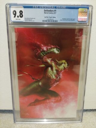 Defenders 1 Dell Otto Virgin Variant Cgc 9.  8 Iron Fist Marvel Combined