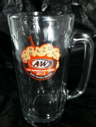 A&w Restaurant Root Beer Mug 2012 All American Food Eats Treats Smiles 7 Inches