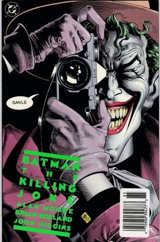 Batman The Killing Joke 1 Vf,  1st Print Dc Comics 1988 Joker Shoots Batgirl Key