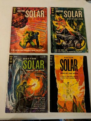 Doctor Solar,  Man Of The Atom (1962,  Dell).  2,  3,  4,  5,  6,  7,  9,  10,  11.