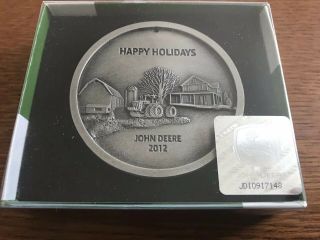 John Deere 2012 Pewter Ornament Speccast Limited Edition